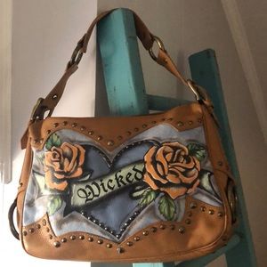 Isabella Fiore “Wicked” Leather Handbag